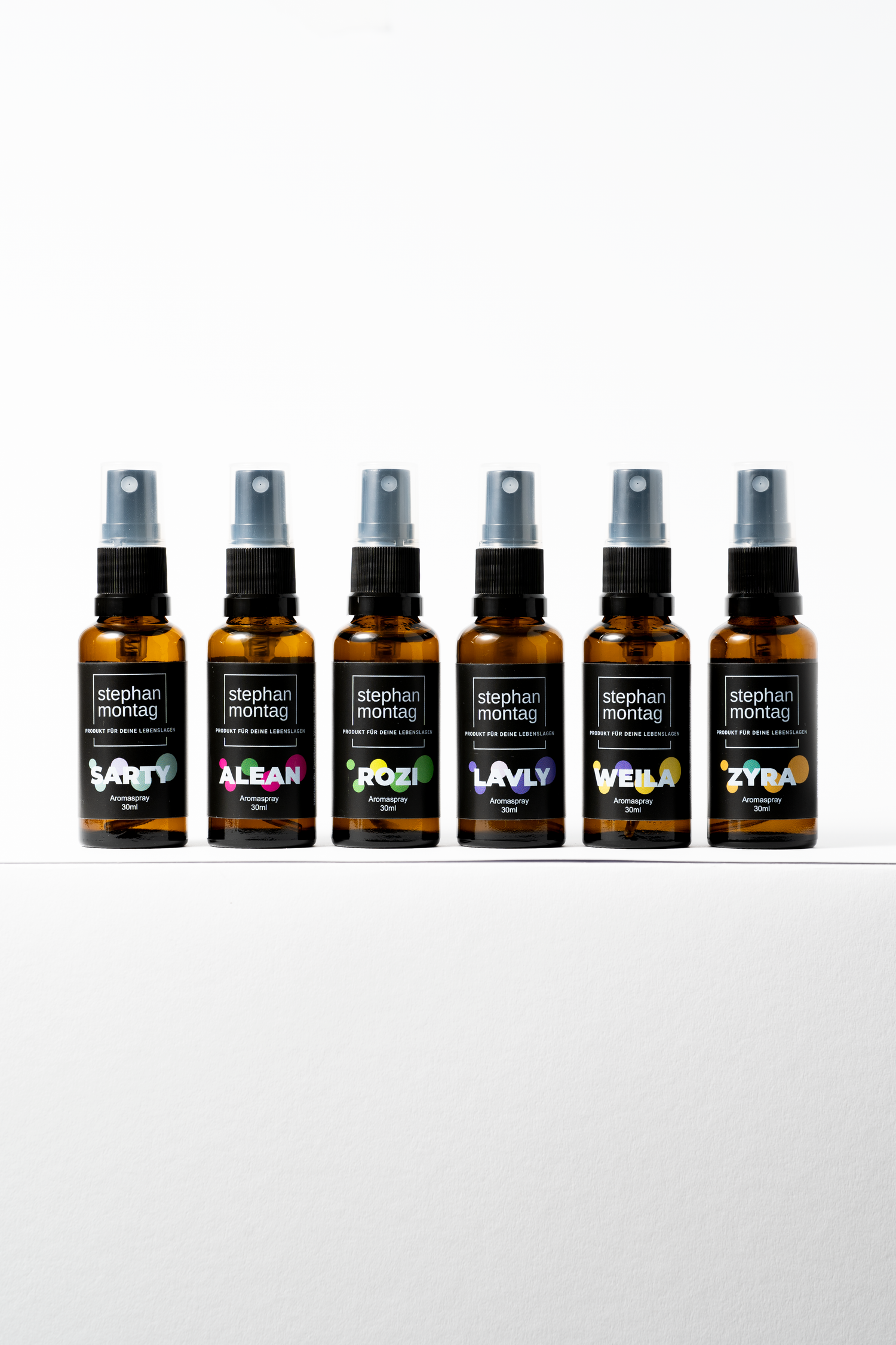 6 Kompositionen von Aromasprays